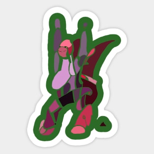 dancing dinosaur Sticker